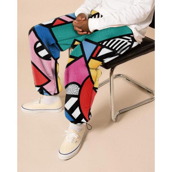 Fashion Street Graphic Printed Men Casual Pants